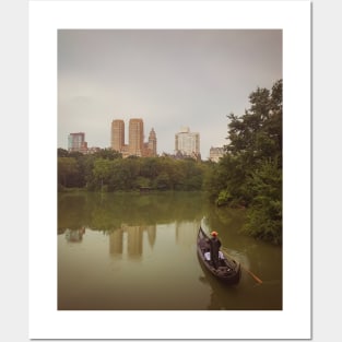 Central Park Gondola Ride Manhattan NYC Posters and Art